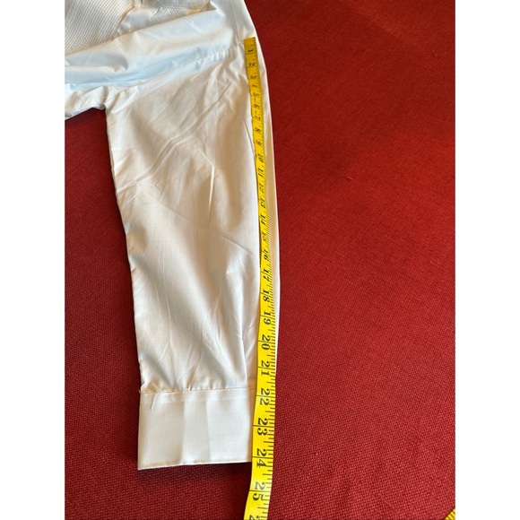 Albert Nipon Men’s Fit Wing Collar Front Pleat Formal Dress Shirt, XL, 17-17.5 - Picture 11 of 12